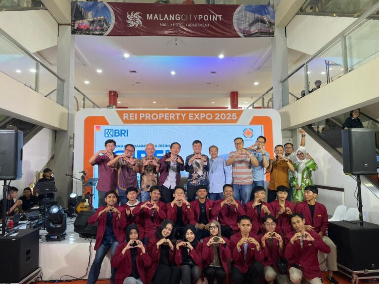 Mahasiswa Bisnis Properti Vokasi UMM Perdalam Wawasan Desain dan Perizinan di REI Property Expo 2025